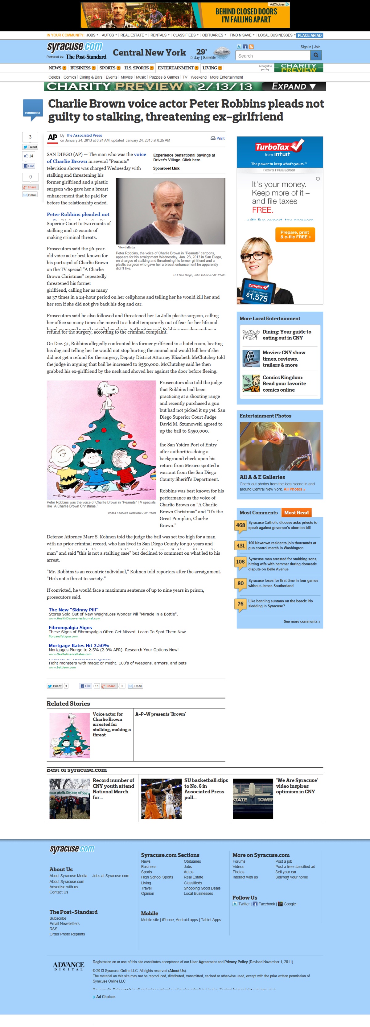 Syracuse Post-Standard: Syracuse Post-Standard coverage