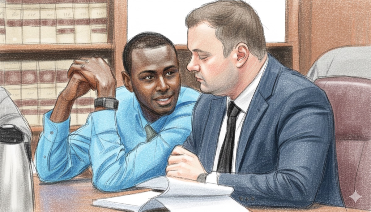 Courtroom Sketch: Robert Branch trial — courtroom illustration