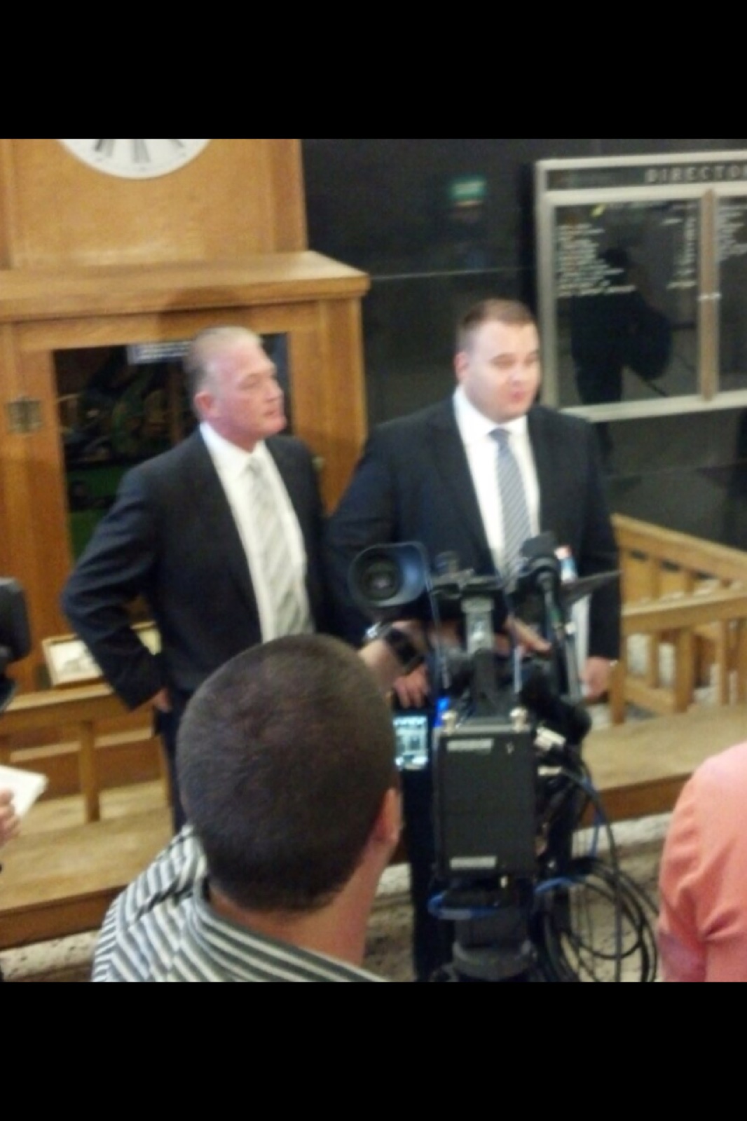 Peter Robbins press conference — San Diego criminal defense attorney Marc Kohnen