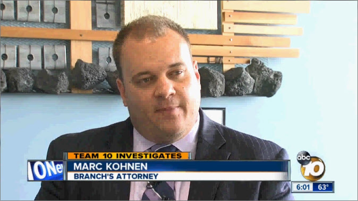 San Diego criminal defense attorney Marc Kohnen interviewed by ABC 10 News Team 10